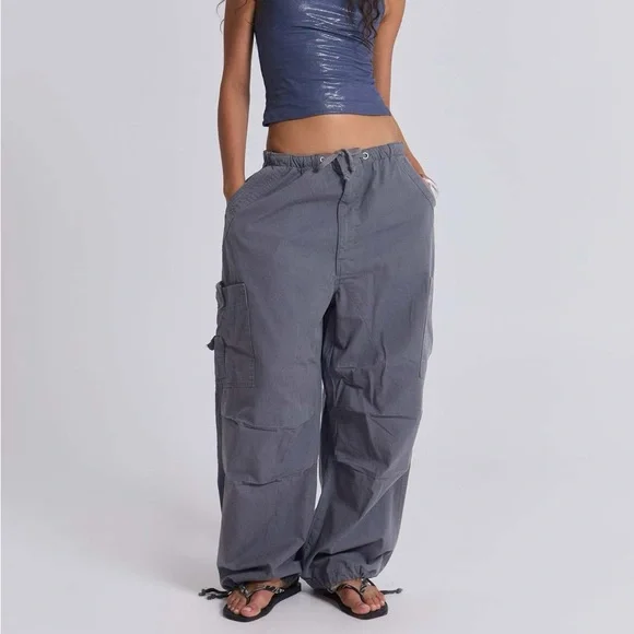 Jaded London Parachute Cargo Pants - Picture 1 of 8